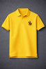 Yellow Polo T Shirt Men Cotton Casual Wear Classic