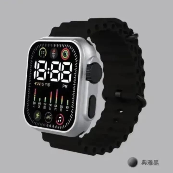 Unisex Waterproof LED Digital Sports Watch