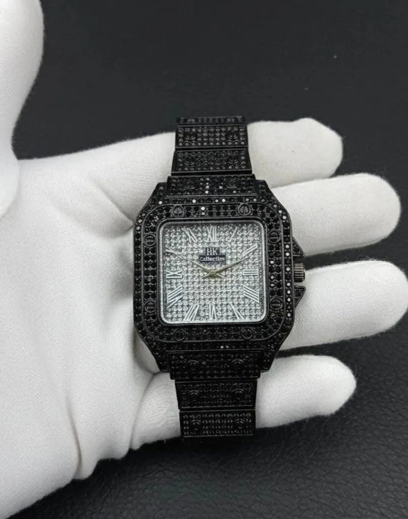 Luxury Diamond Rhinestone Watch Rose Gold Chain Strap Women