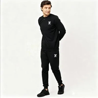 4 Color Sweatshirt Tracksuit Men Women Casual Set