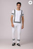 Brown Printed Men's 2-Piece Track Suit Slim Fit Wear