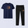 Men Basketball Printed T-Shirt & Jogger Set Cotton Summer