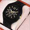 Modern Black Analog Watch for Men Stylish Minimal