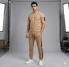 Men Polyester Freedom Printed Track Suit 2 Pcs
