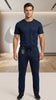 Men Blended Jersey Embroidered Track Suit 2 Pcs