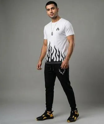 Men's Lion Printed Track Suit 2026 Polyester Gym Wear