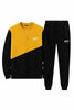 Men Fleece Printed Track Suit Red XL Winter Wear