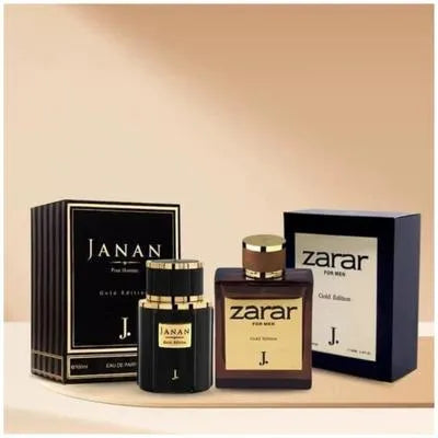 Janan Zarar Perfume Pack of 2 Gold Edition Unisex