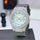 Mens Quartz Silicone Strap Watch Round Dial Water Resistant