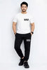 Men NASA Printed Micro Track Suit BrownMen