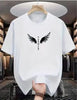 Men's Black Wings Printed Dri Fit T-Shirt Round Neck