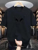 Men's Black Wings Printed Dri Fit T-Shirt Round Neck