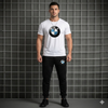 Men BMW Printed Green Summer Track Suit 2Pcs Set