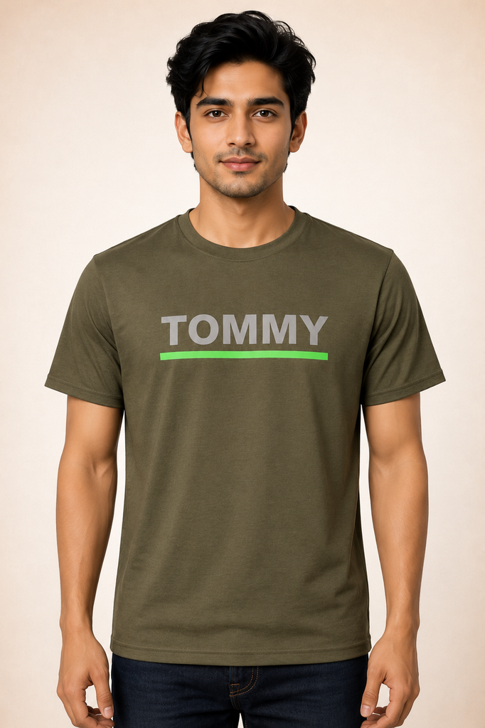 Tommy Style Men’s T-Shirt Casual Premium Tee
